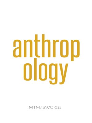 cover image of Anthropology